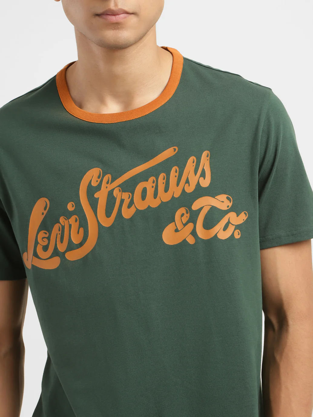 Men's Brand Logo Crew Neck T-shirt - Image 4
