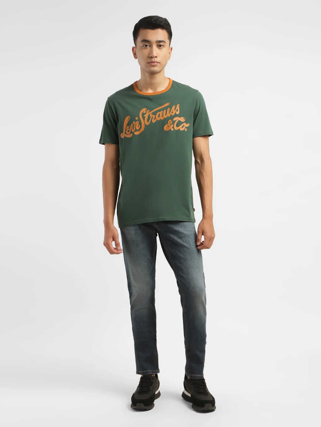 Men's Brand Logo Crew Neck T-shirt - Image 5