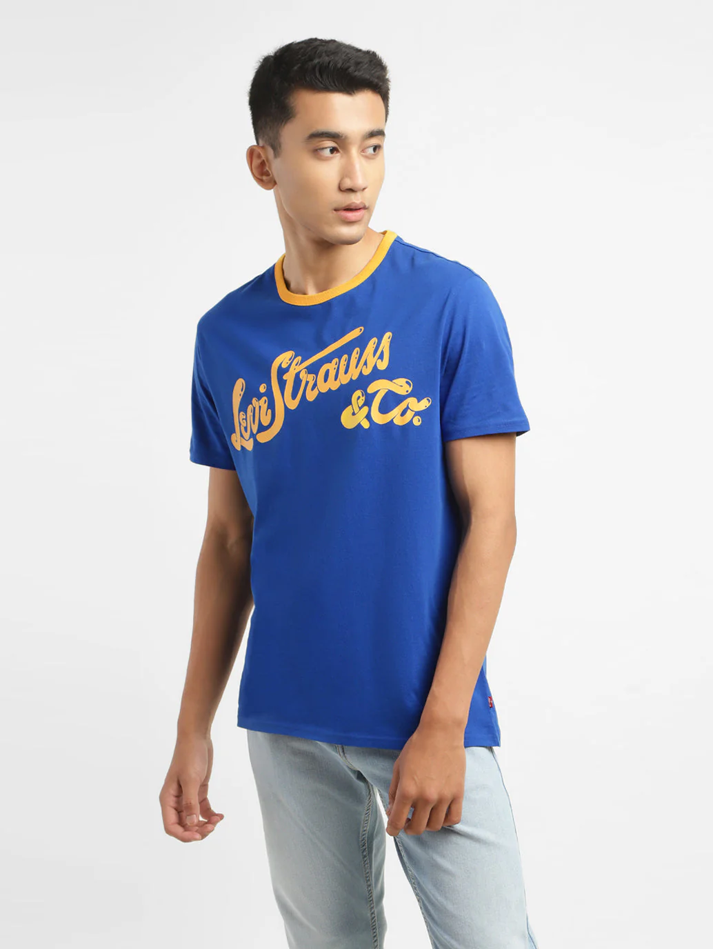 Men's Brand Logo Crew Neck T-shirt - Image 2