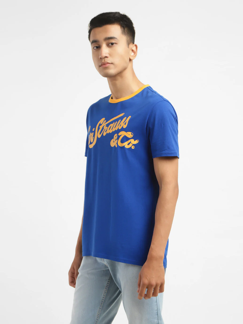 Men's Brand Logo Crew Neck T-shirt - Image 4