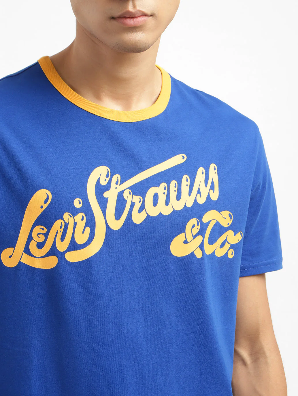 Men's Brand Logo Crew Neck T-shirt - Image 5