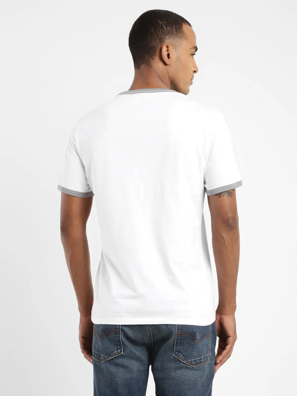 Men's Brand Logo Slim Fit T-shirt - Image 3