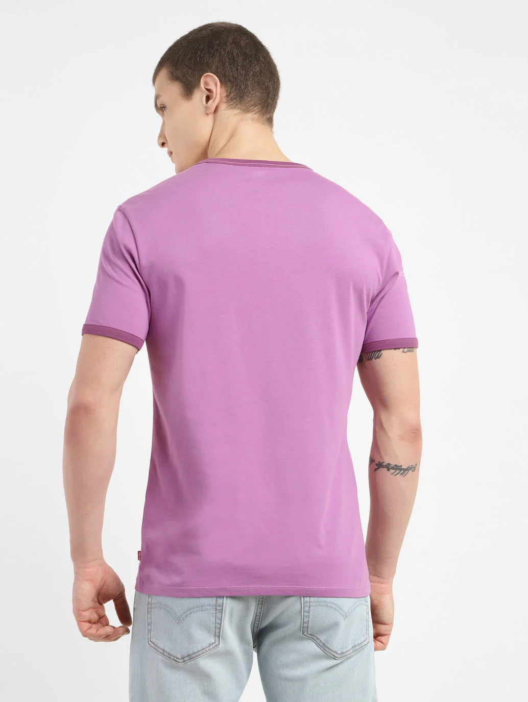 Men's Brand Logo Slim Fit T-shirt - Image 3