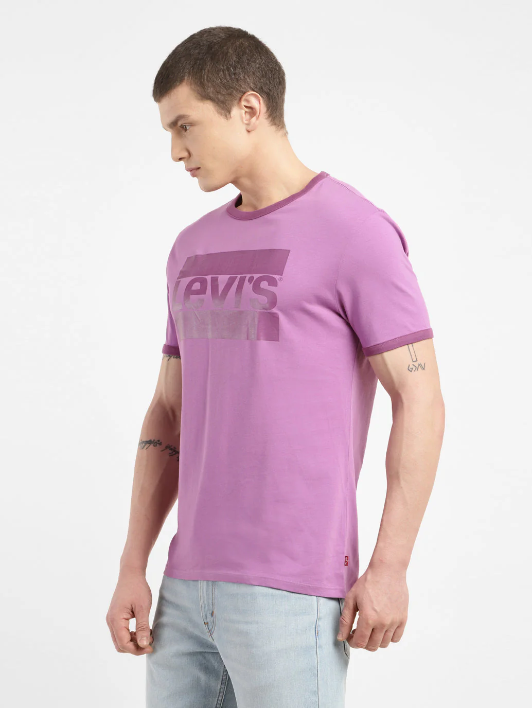 Men's Brand Logo Slim Fit T-shirt - Image 4