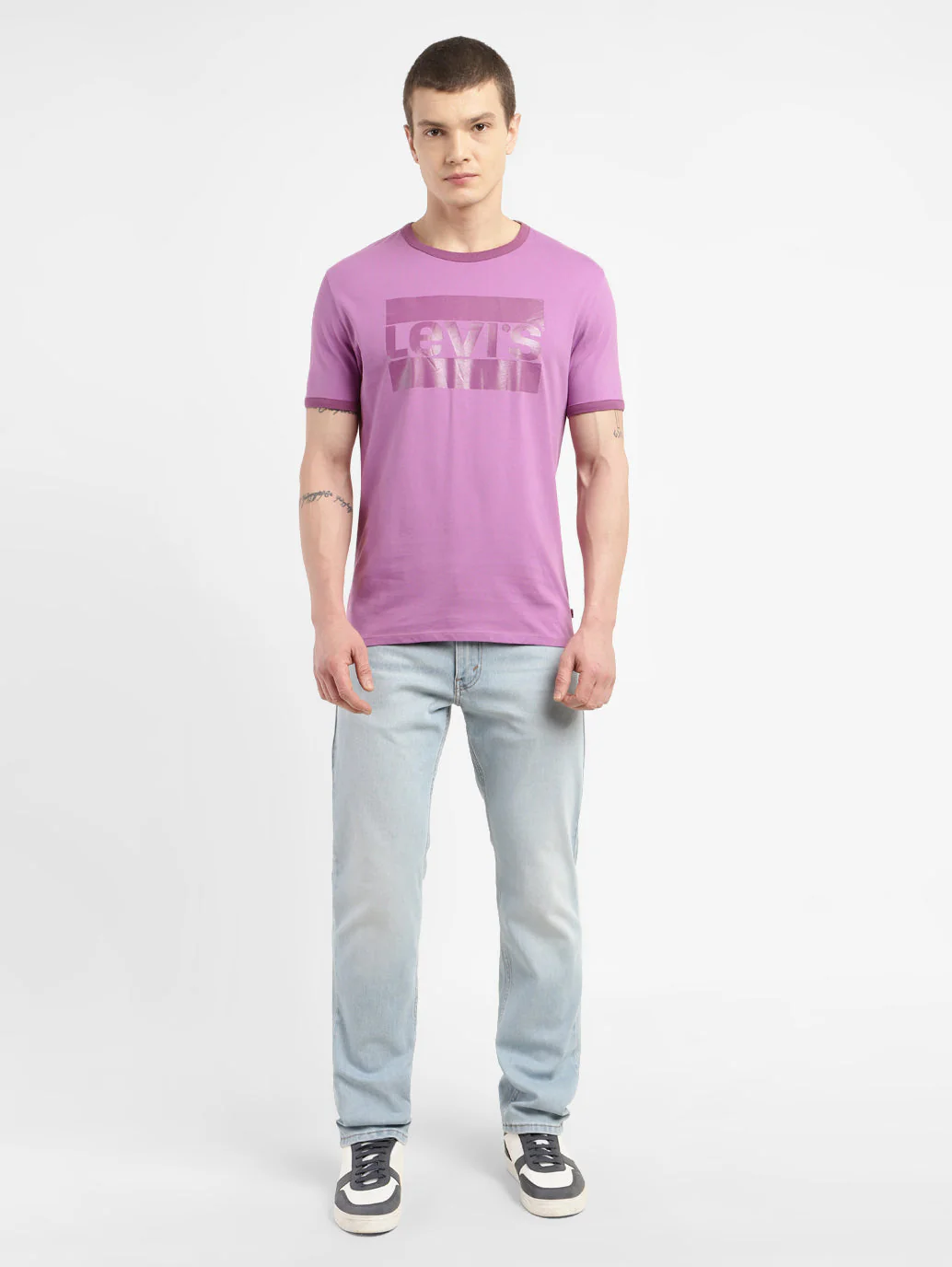 Men's Brand Logo Slim Fit T-shirt - Image 6