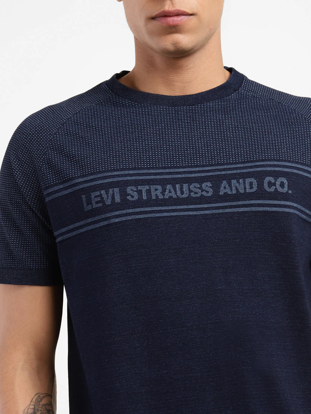 Men's Brand Logo Crew Neck T-shirt - Image 5