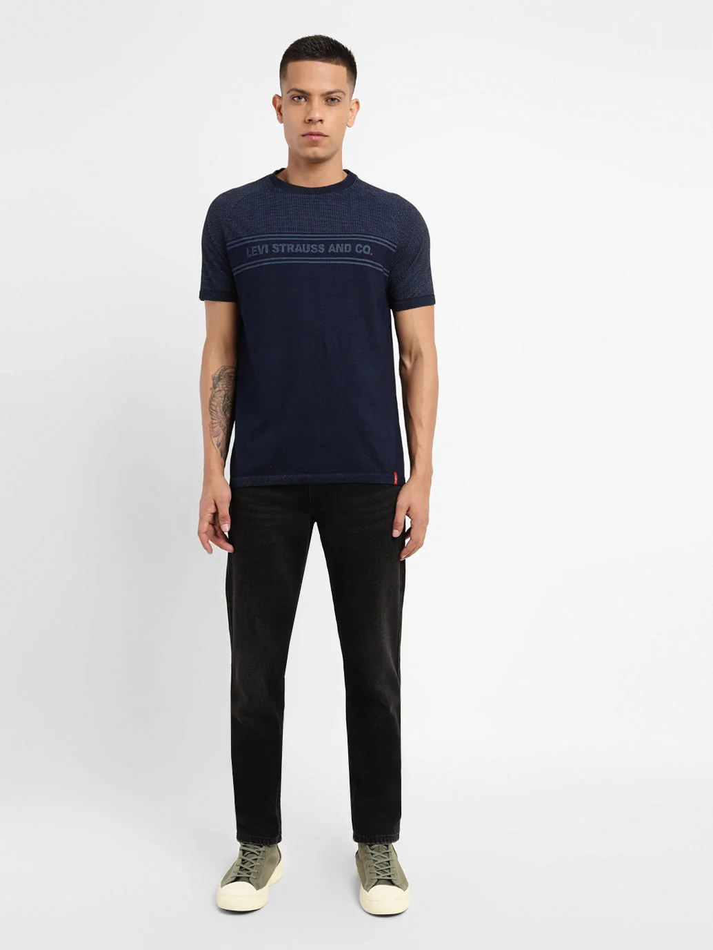 Men's Brand Logo Crew Neck T-shirt - Image 6