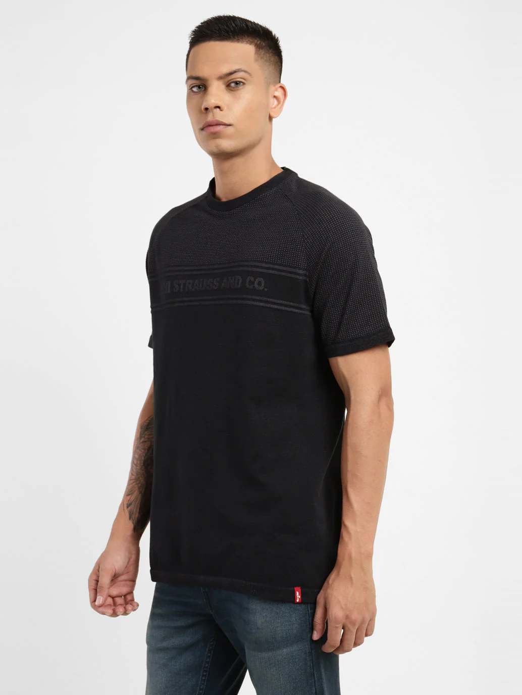 Men's Brand Logo Crew Neck T-shirt - Image 4