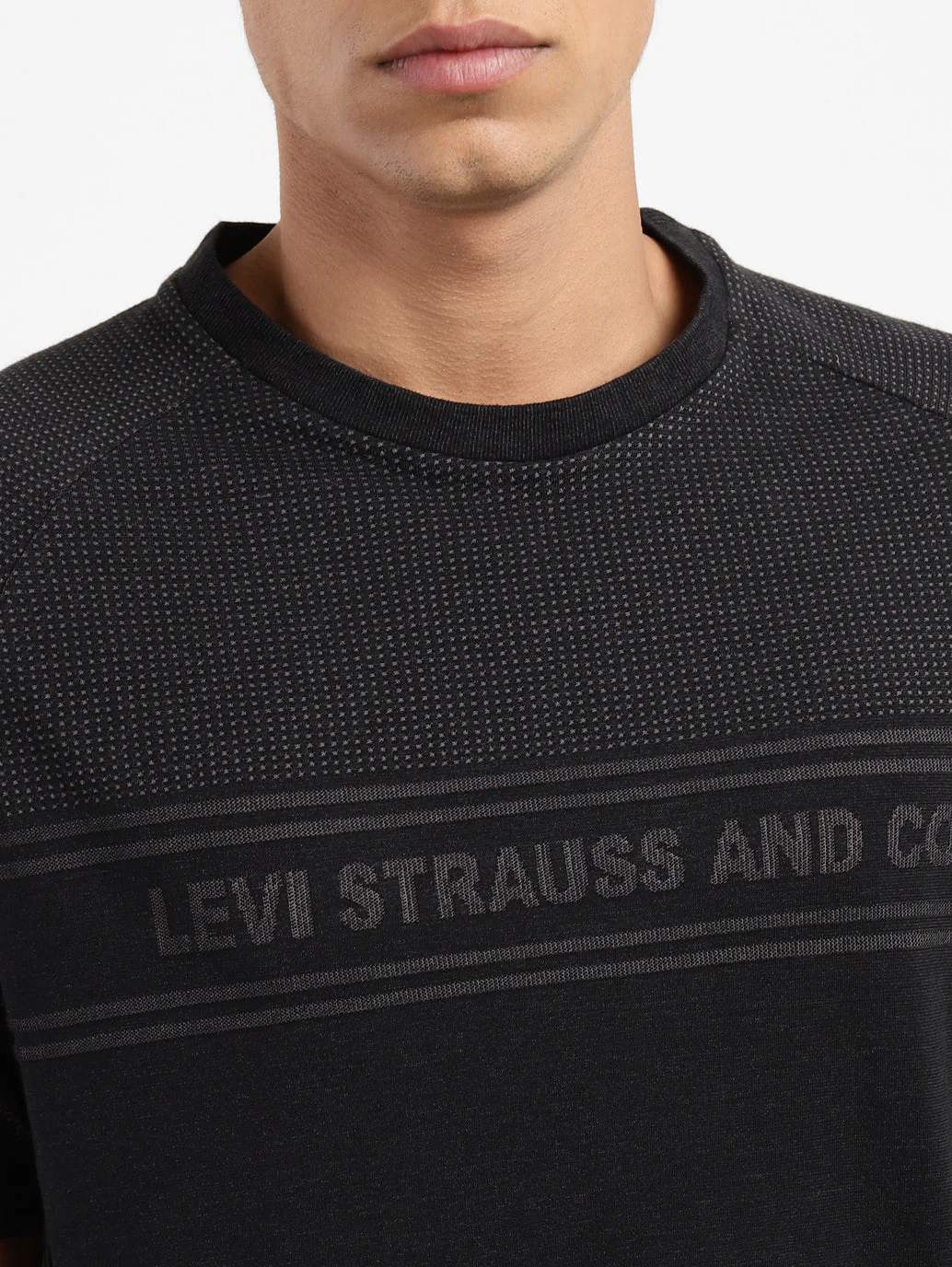Men's Brand Logo Crew Neck T-shirt - Image 5