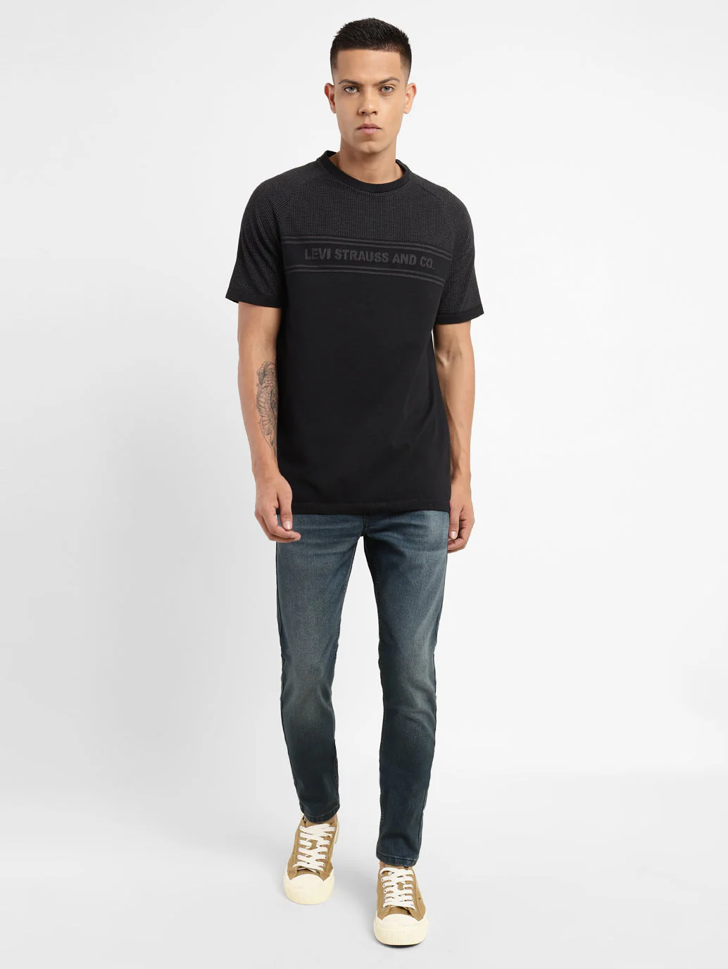 Men's Brand Logo Crew Neck T-shirt - Image 6
