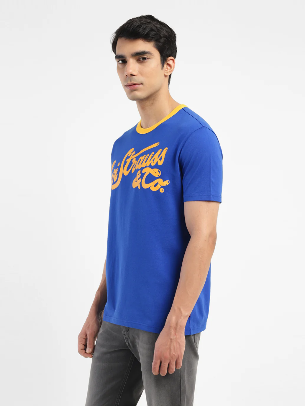 Men's Brand Logo Crew Neck T-shirt - Image 4