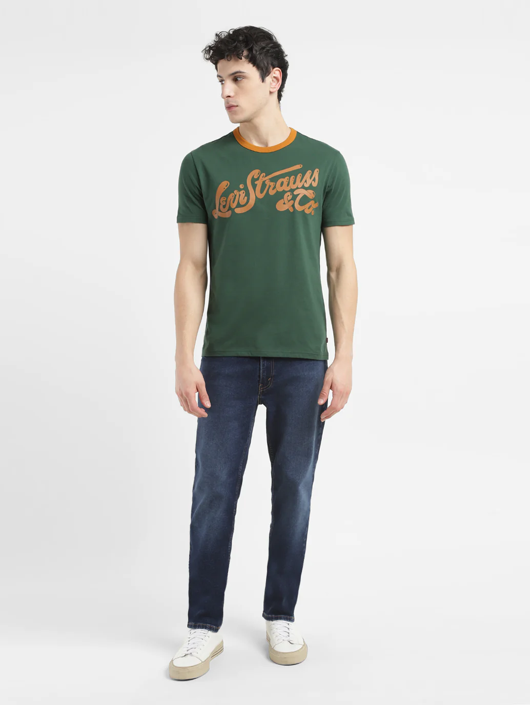 Men's Brand Logo Crew Neck T-shirt - Image 5