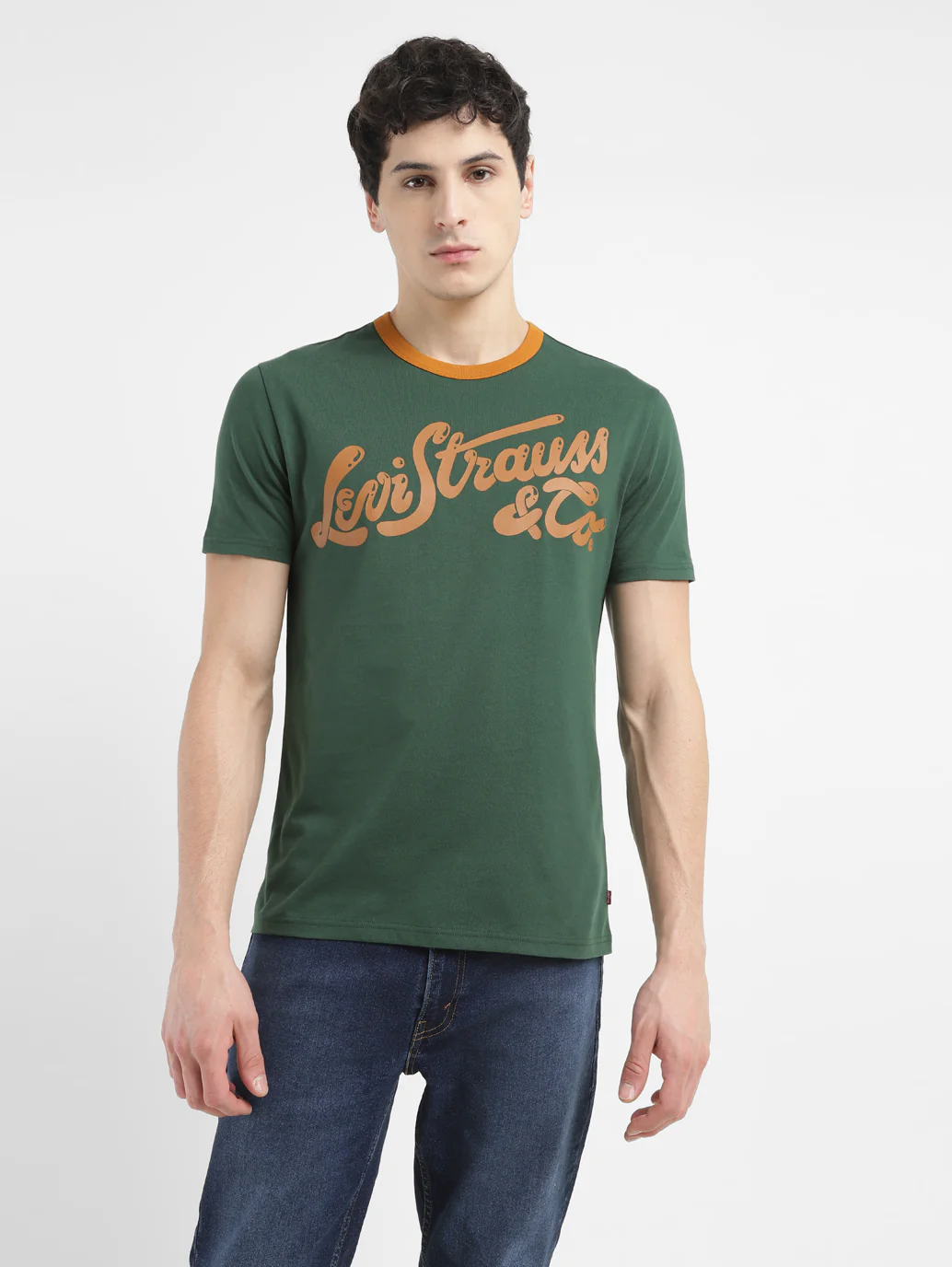 Men's Brand Logo Crew Neck T-shirt - Image 6