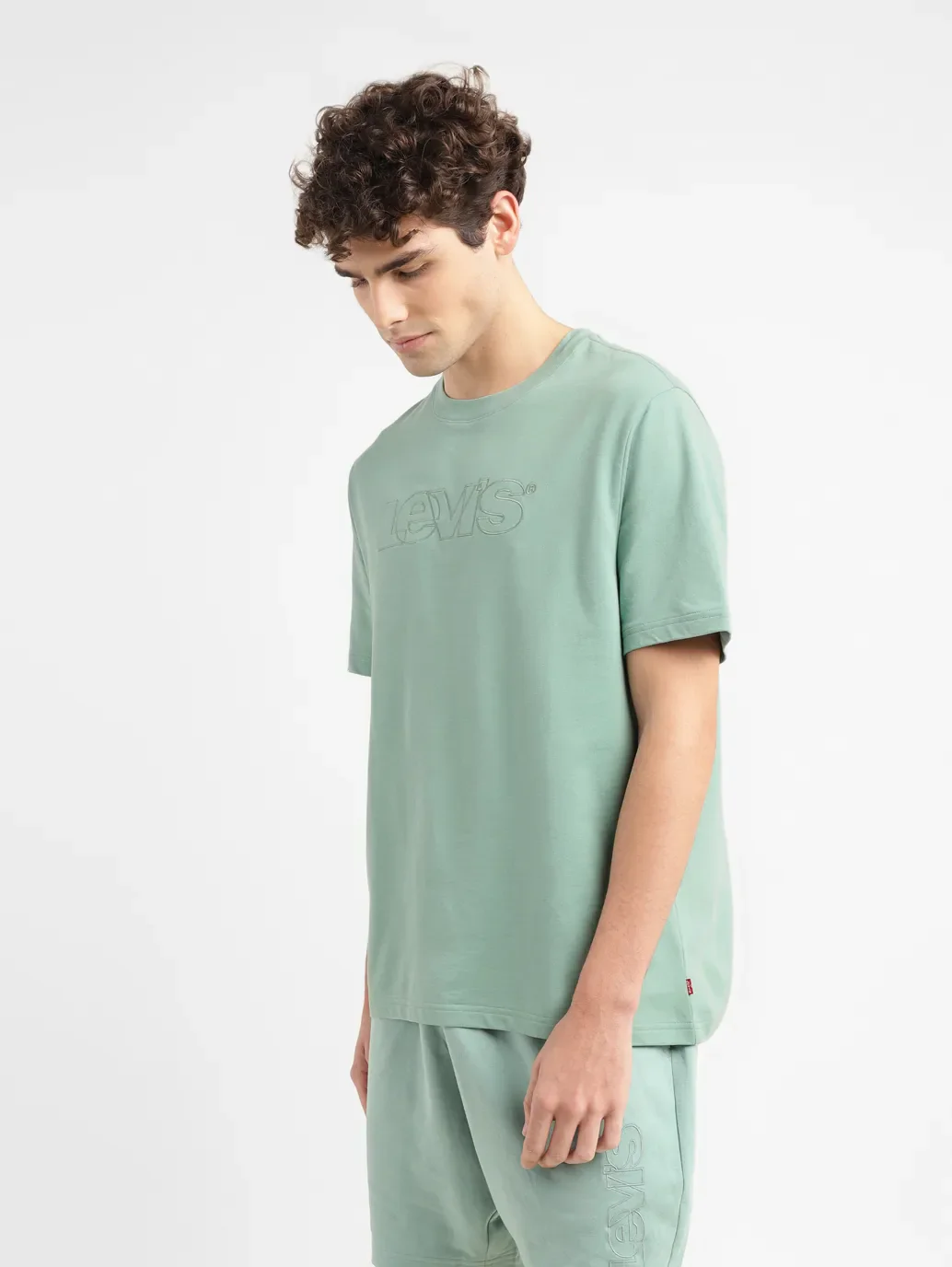 Men's Brand Logo Crew Neck T-shirt - Image 4