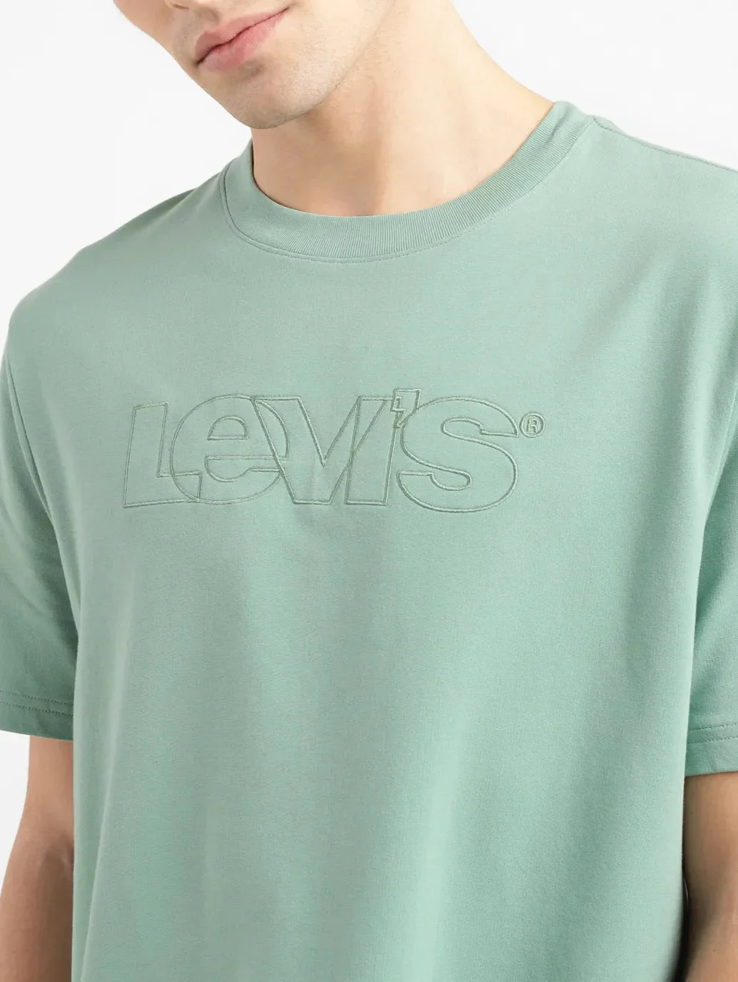 Men's Brand Logo Crew Neck T-shirt - Image 5