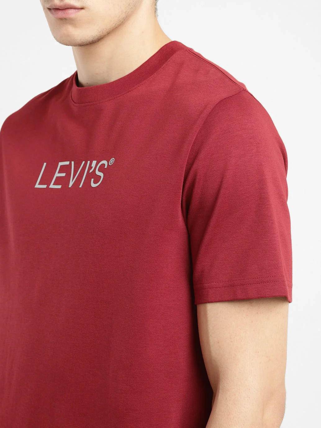 Men's Brand Logo Crew Neck T-shirt - Image 4