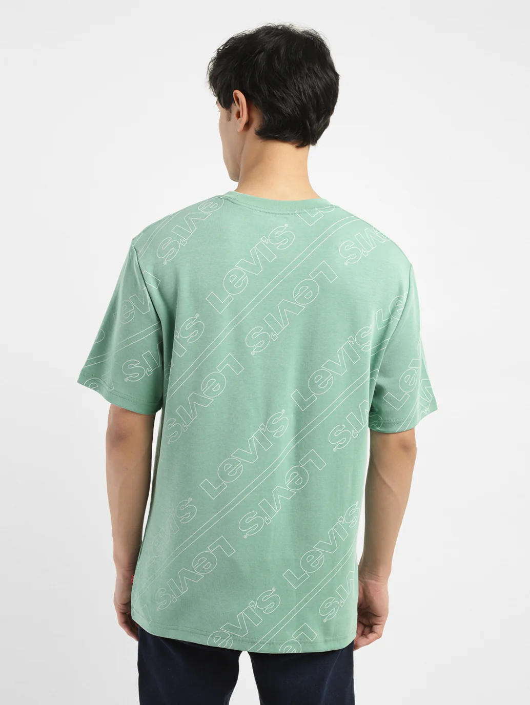 Men's Brand Logo Crew Neck T-shirt - Image 3