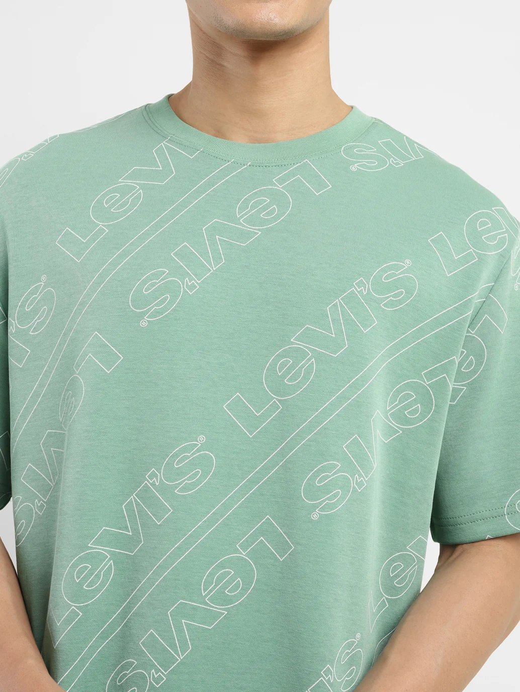 Men's Brand Logo Crew Neck T-shirt - Image 8