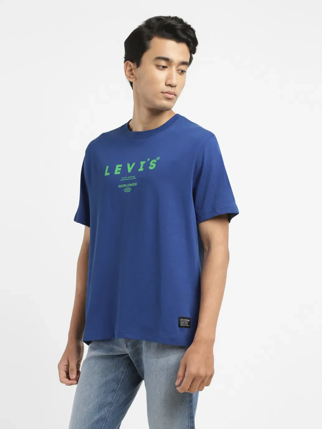 Men's Brand Logo Crew Neck T-shirt - Image 4