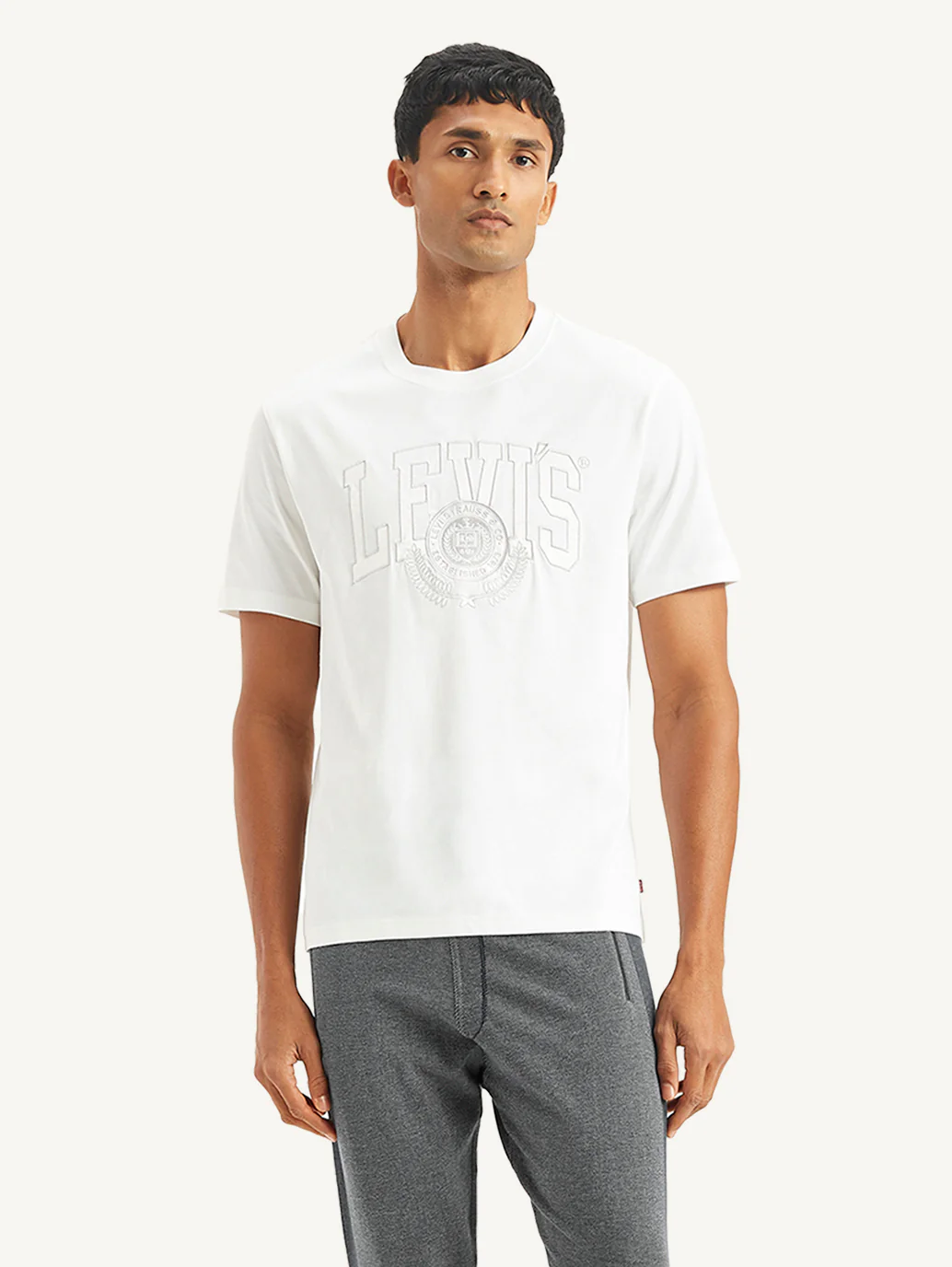 Men's Brand Logo Crew Neck T-shirt - Image 3