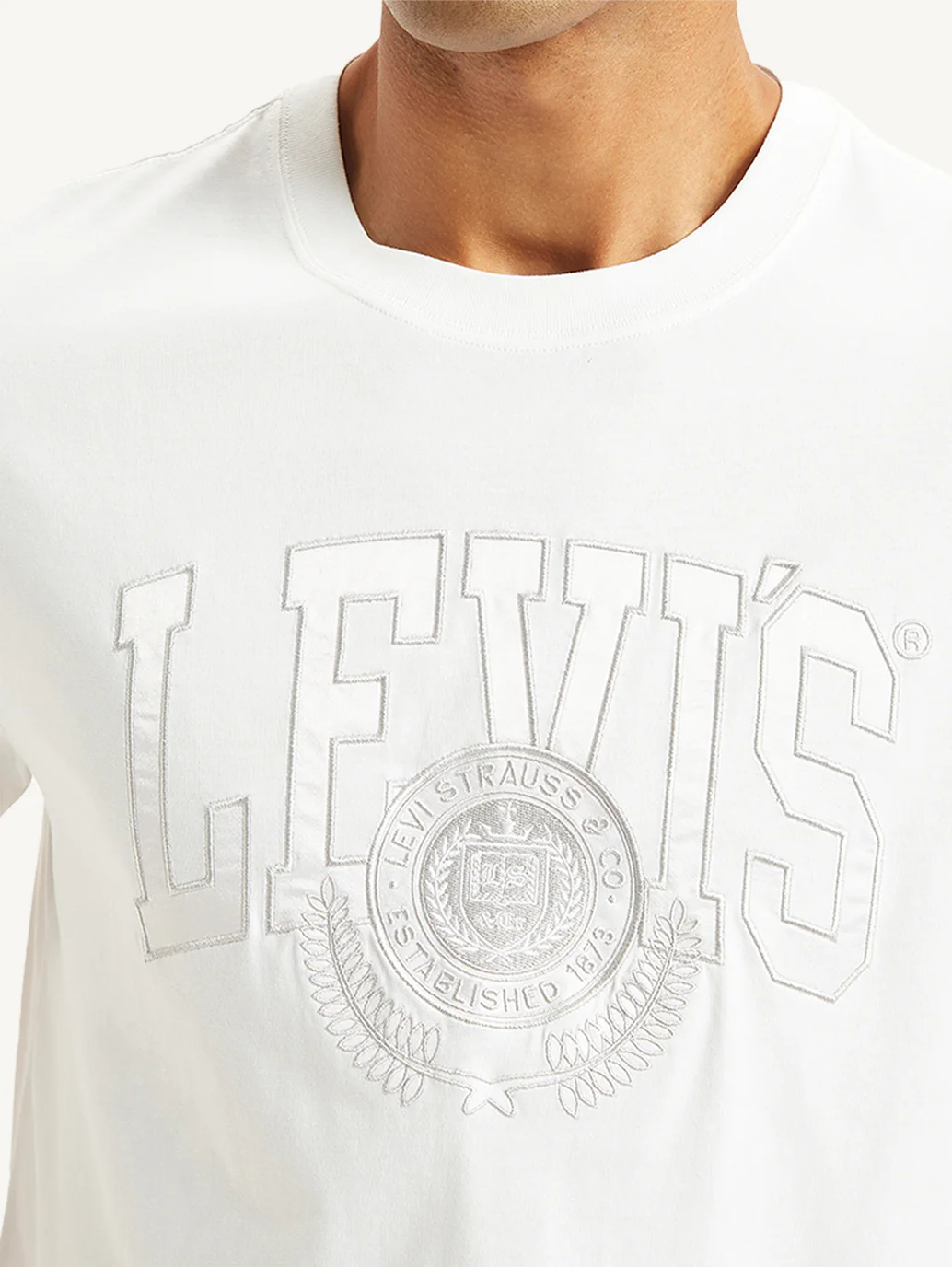 Men's Brand Logo Crew Neck T-shirt - Image 5