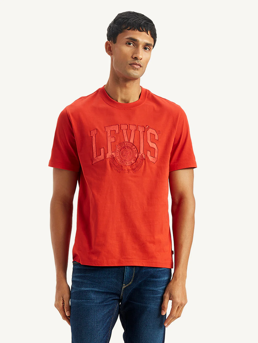 Men's Brand Logo Crew Neck T-shirt - Image 3
