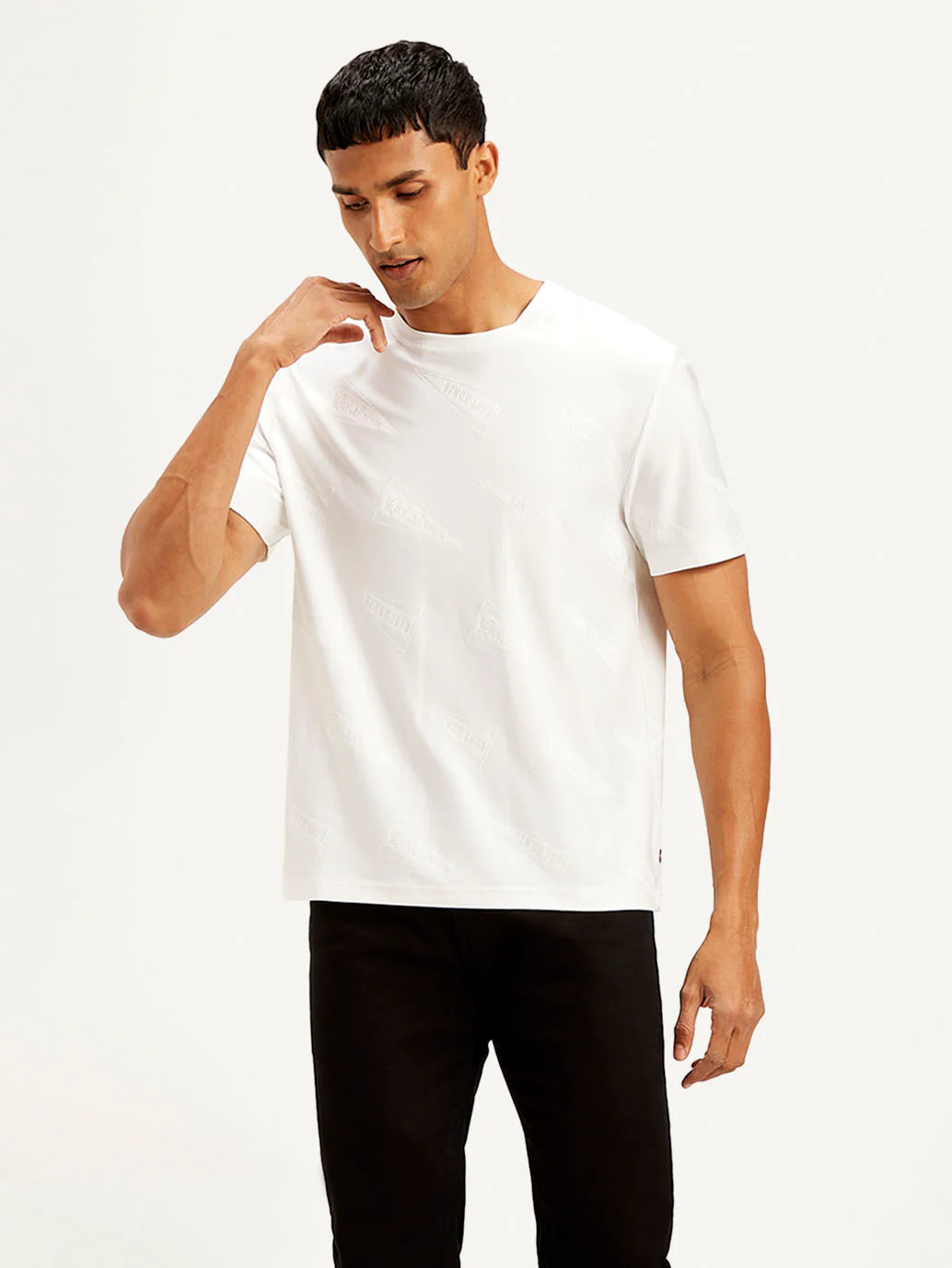 Men's Brand Logo Crew Neck T-shirt - Image 2