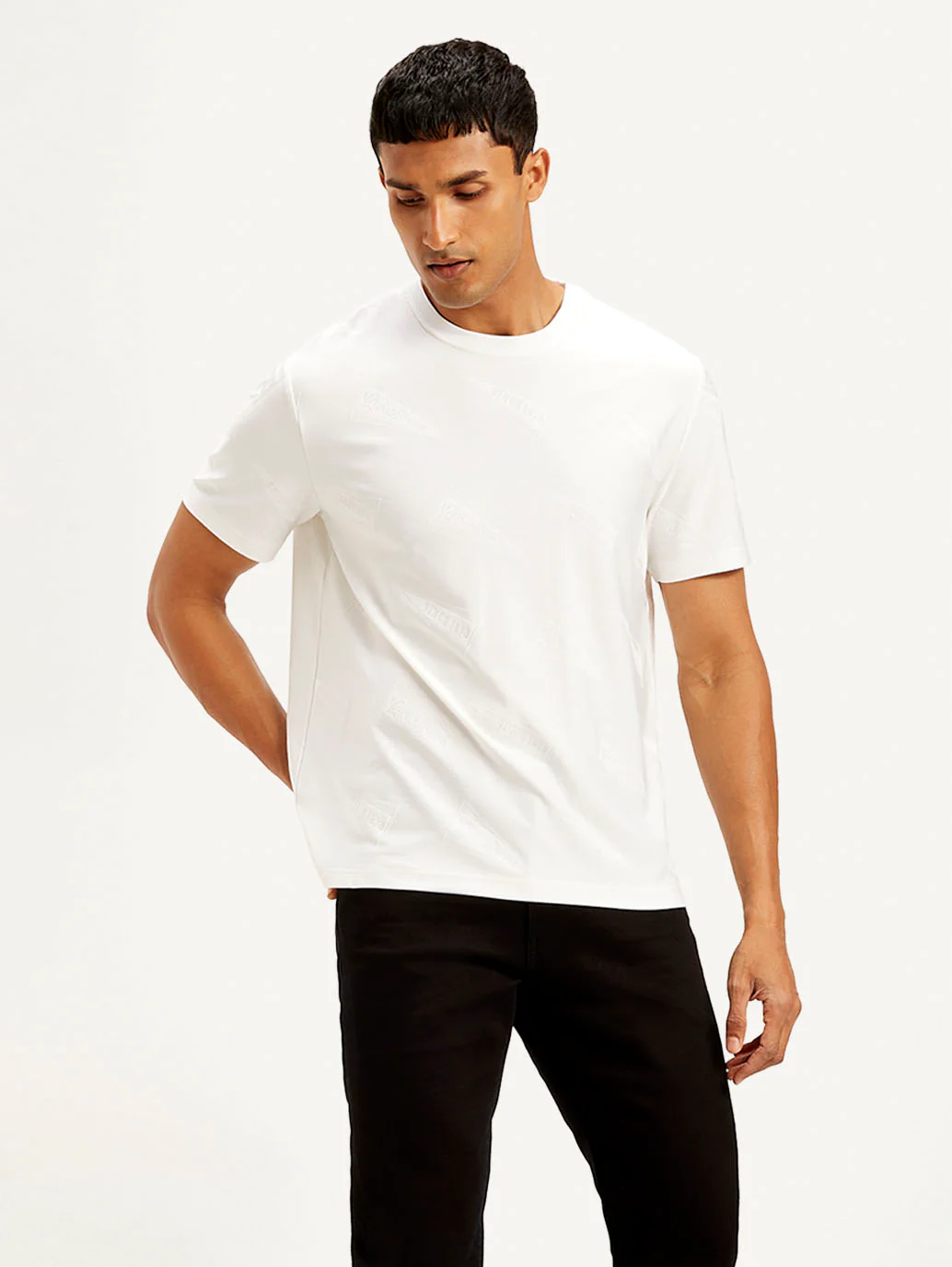 Men's Brand Logo Crew Neck T-shirt - Image 5