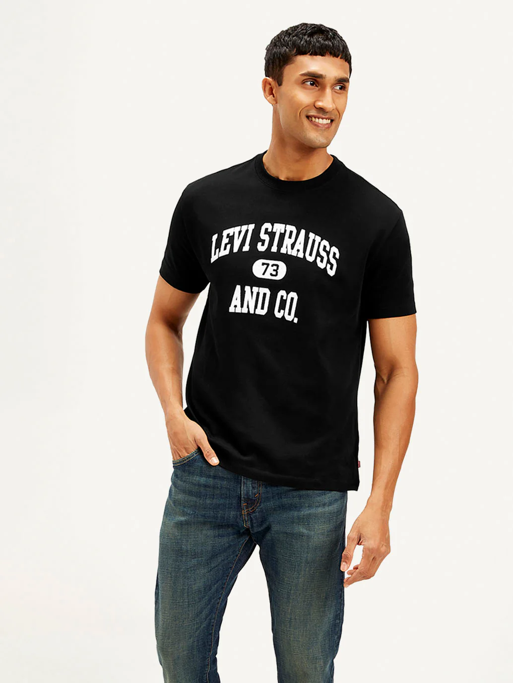 Men's Brand Logo Crew Neck T-shirt - Image 2