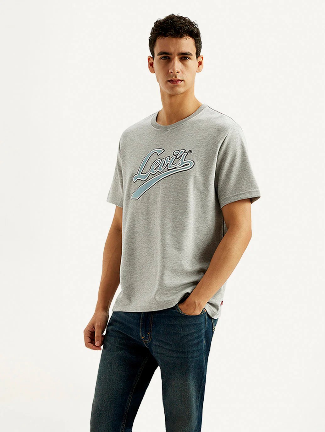Men's Brand Logo Crew Neck T-shirt - Image 4