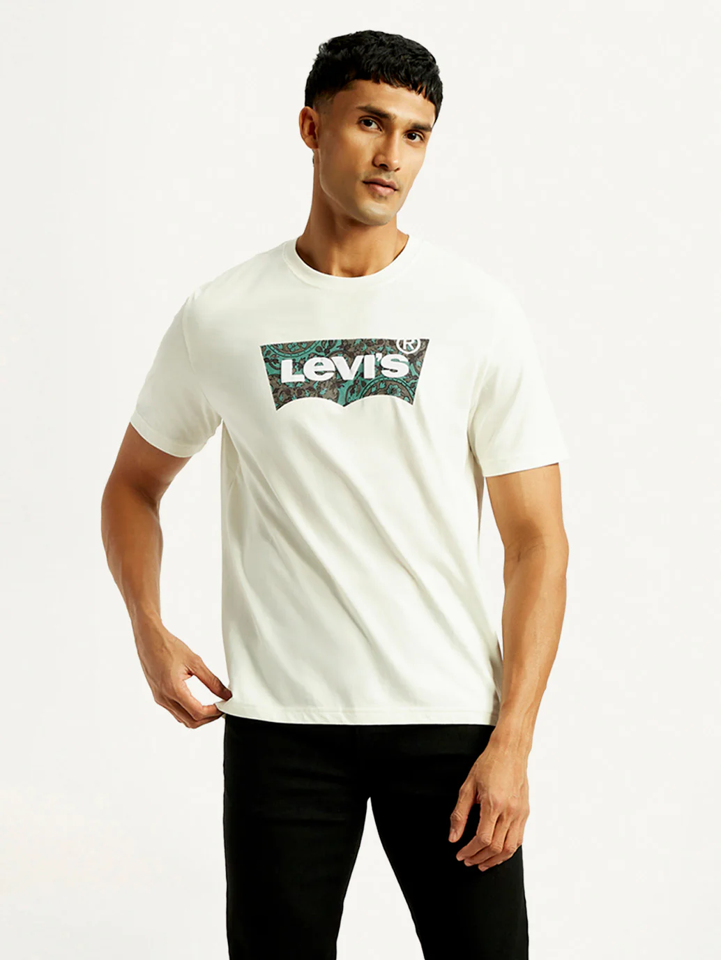 Men's Brand Logo Crew Neck T-shirt