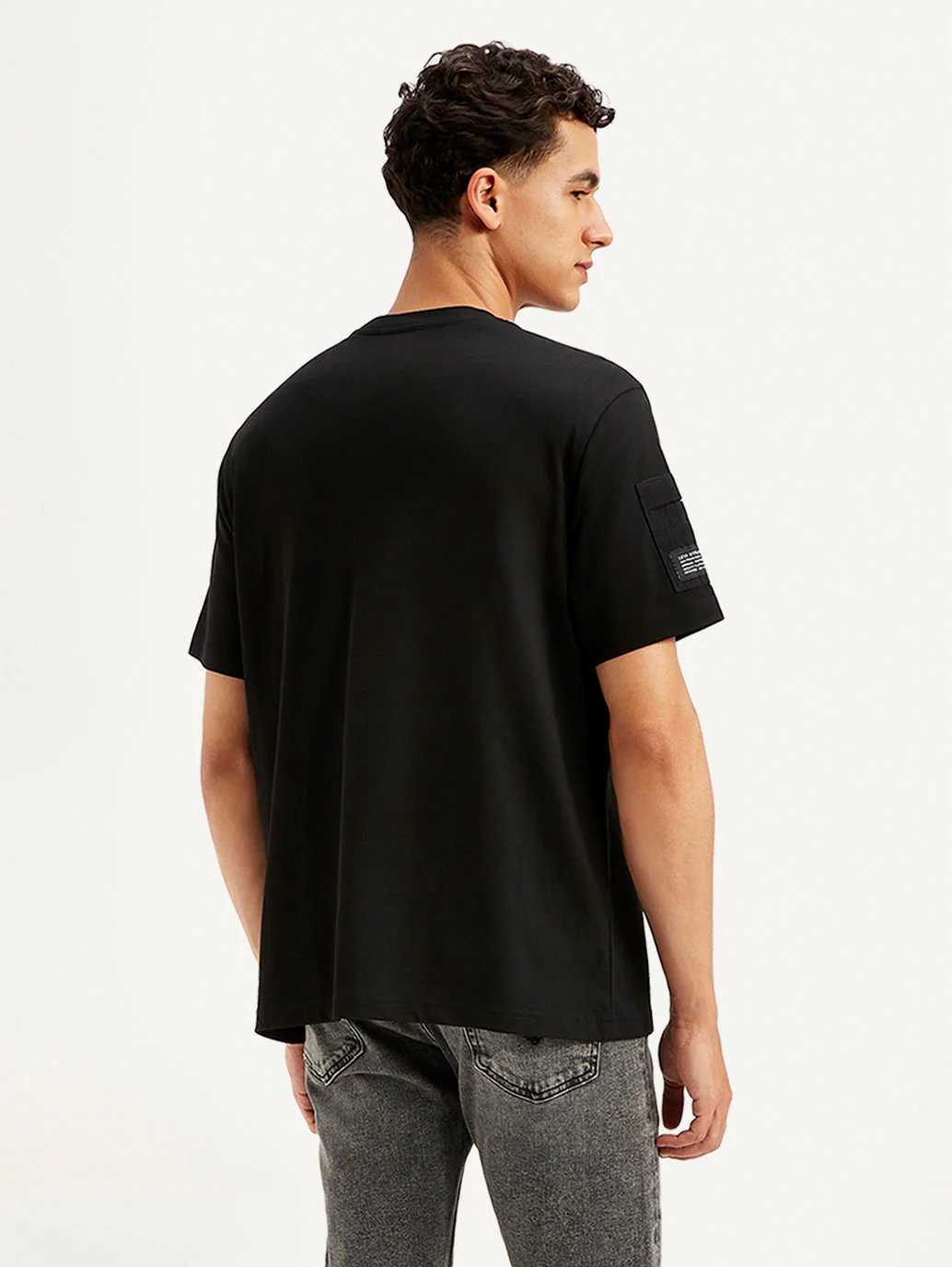Men's Brand Logo Crew Neck Utility T-shirt - Image 3