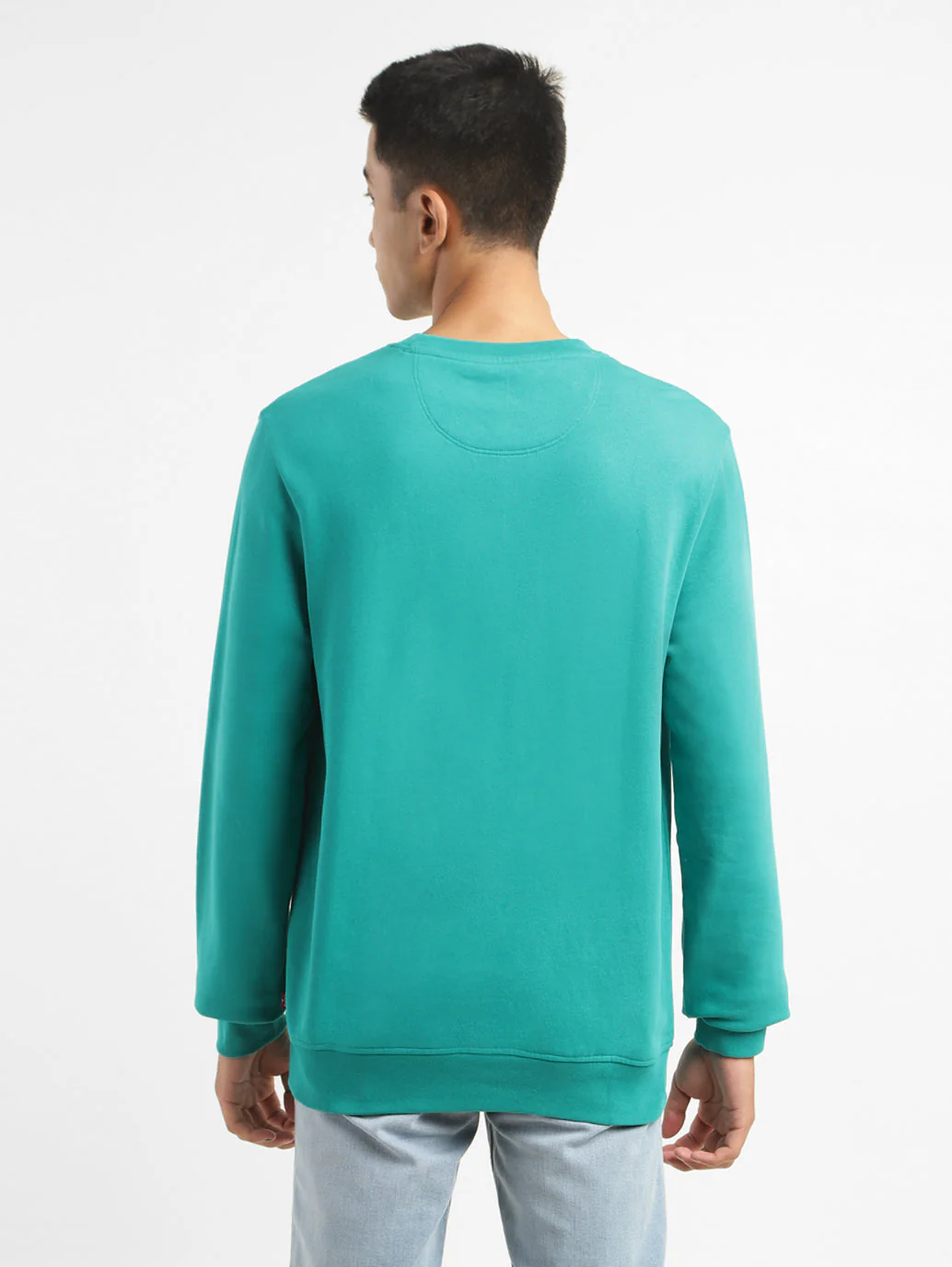 Men's Brand Logo Crew Neck Sweatshirt - Image 3