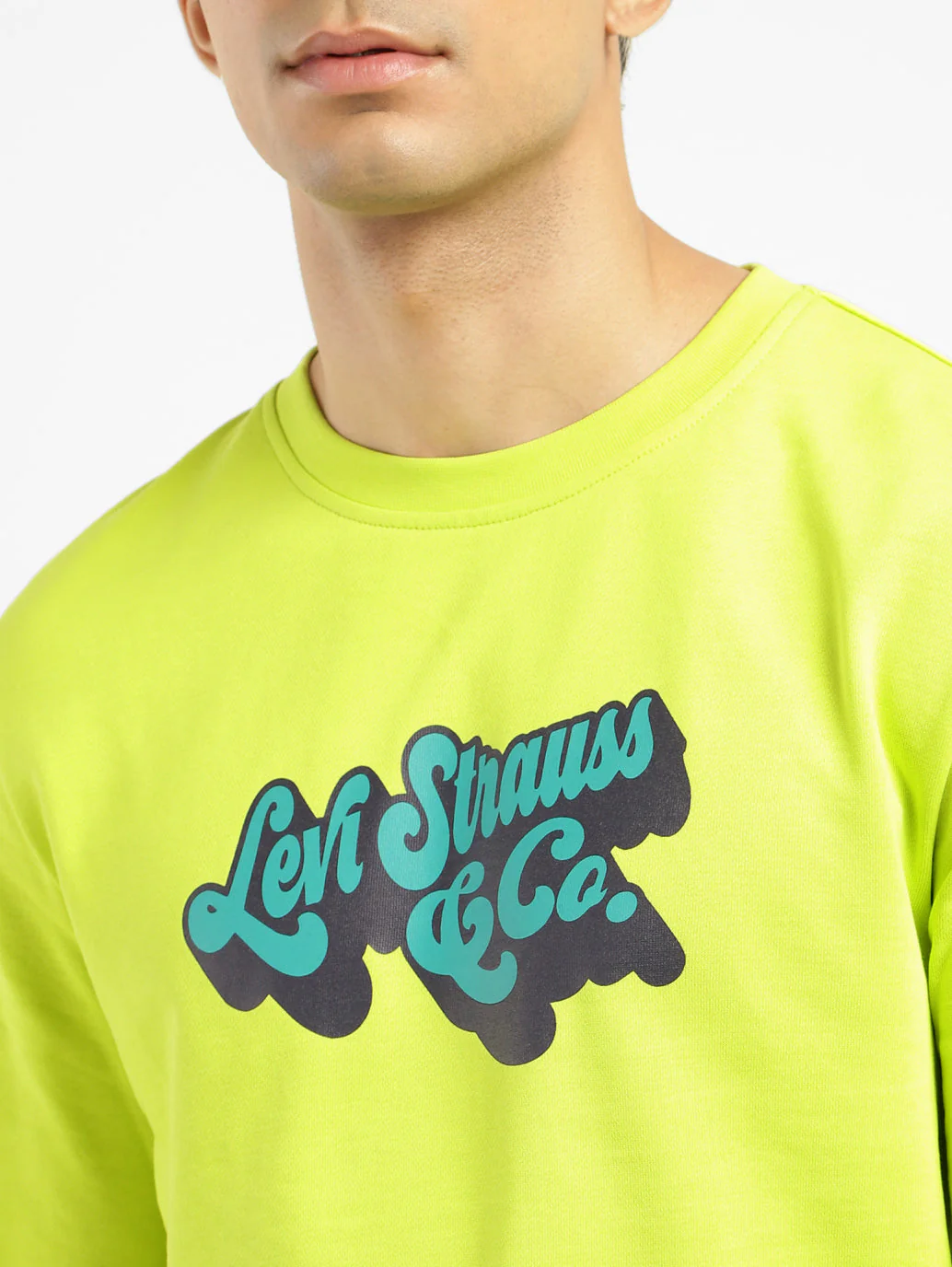Men's Brand Logo Crew Neck Sweatshirt - Image 5