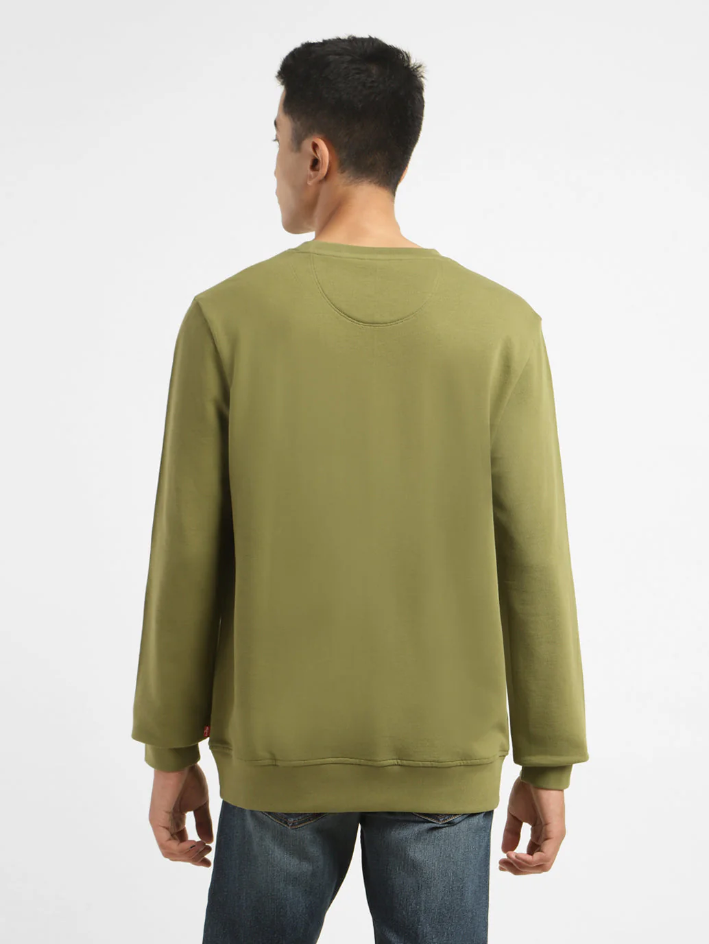 Men's Brand Logo Crew Neck Sweatshirt - Image 3