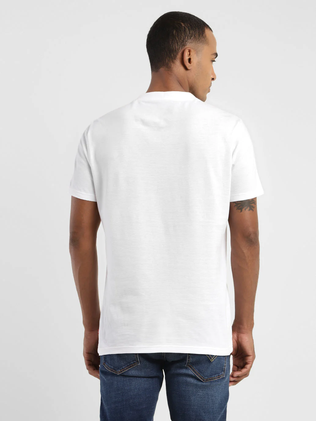 Men's Solid Henley Neck T-shirt - Image 3