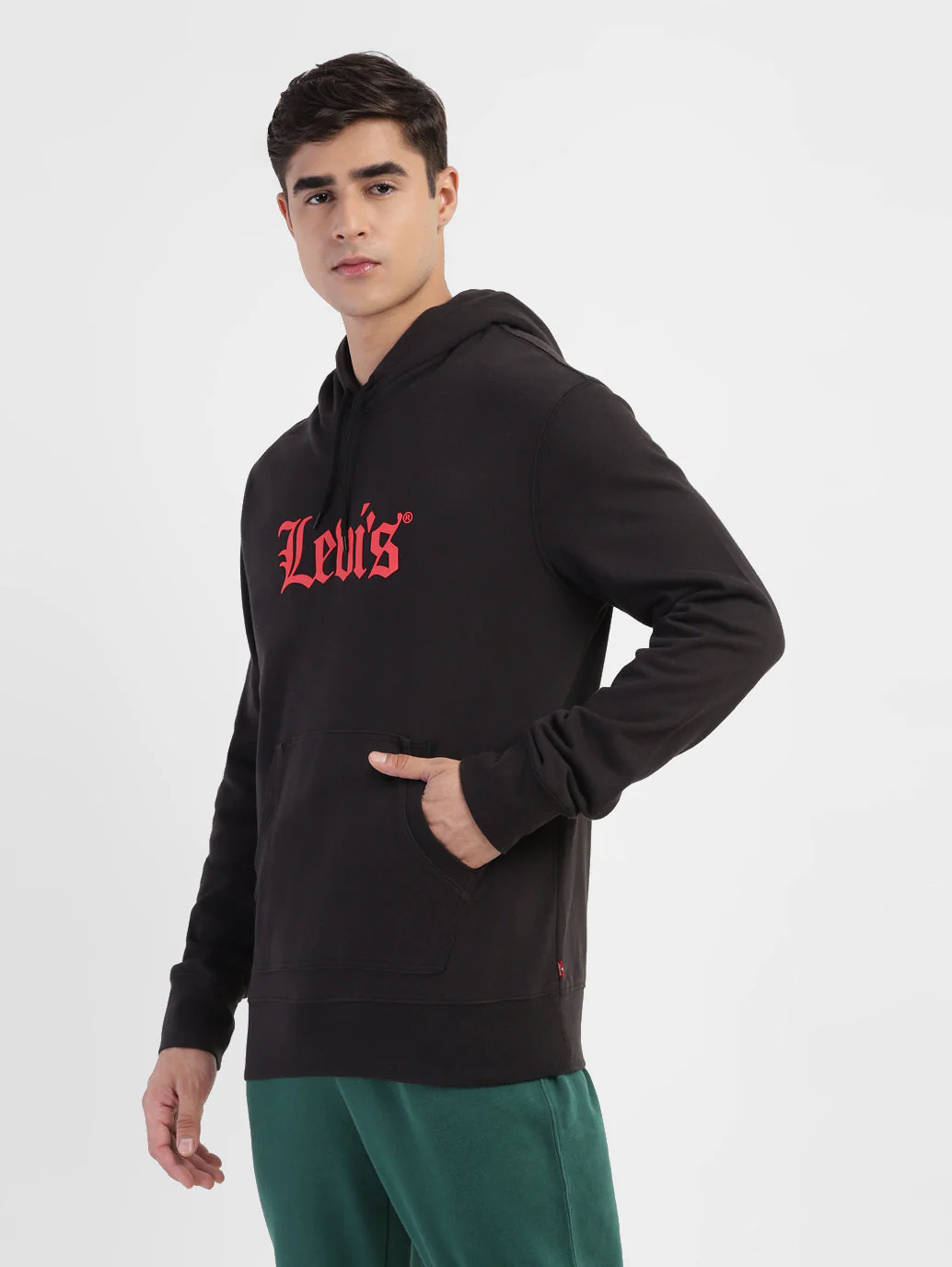 Men's Brand Logo Hooded Sweatshirt - Image 4