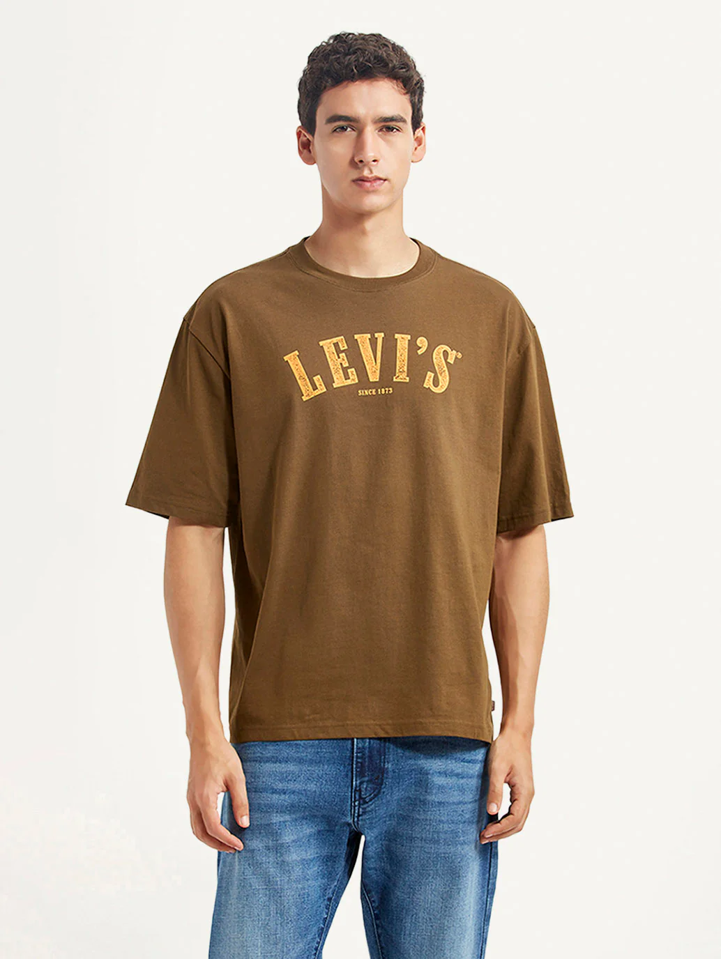 Men's Brand Logo Loose Fit T-shirt - Image 2