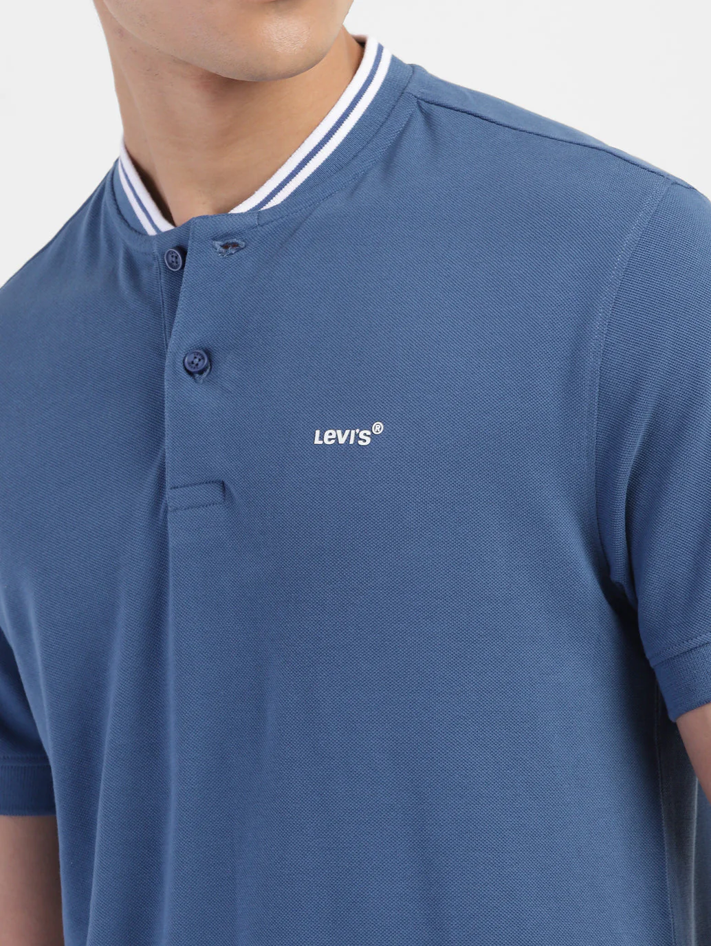 Men's Solid Band Neck T-shirt - Image 6
