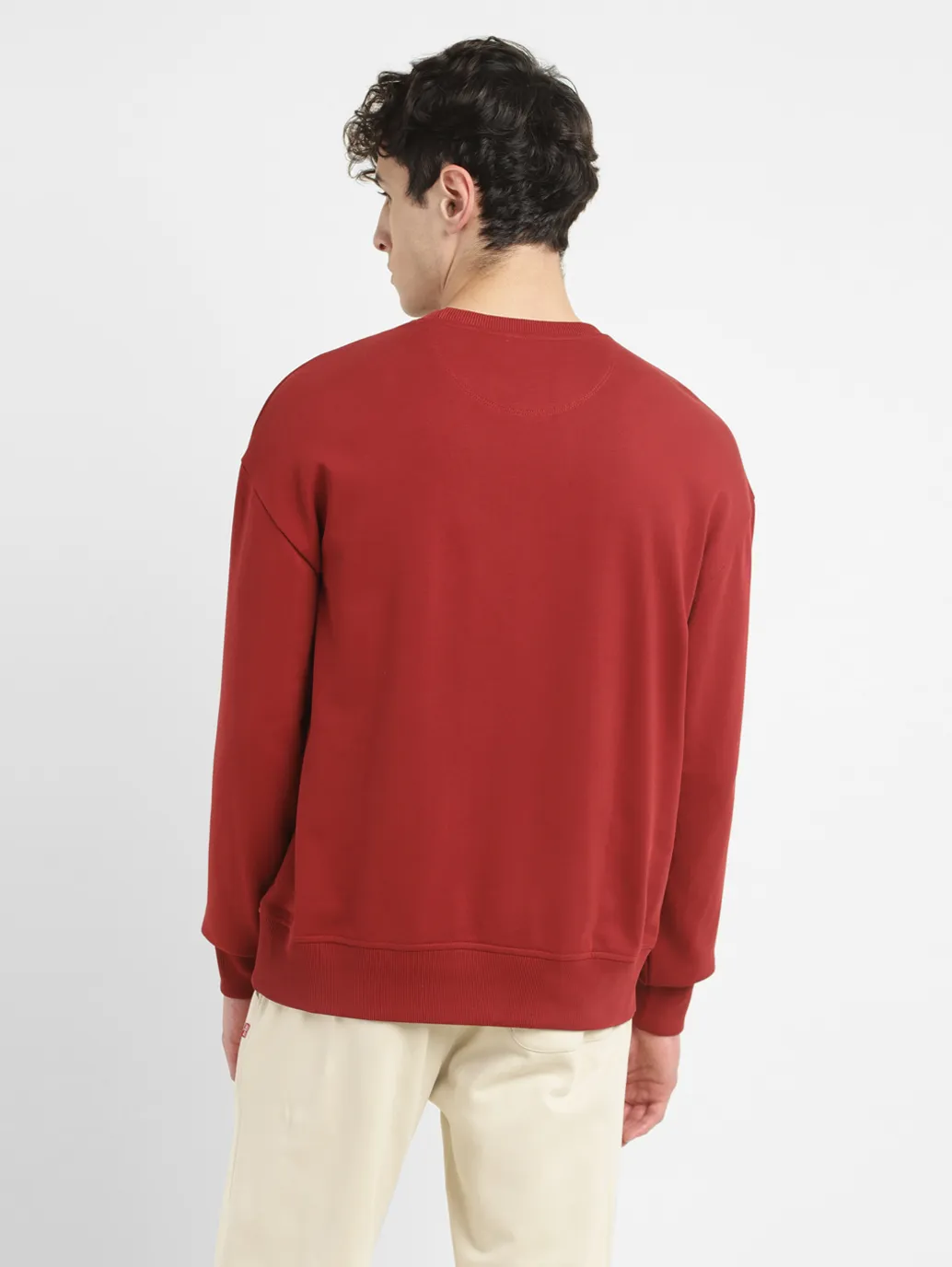 Men's Brand Logo Crew Neck Sweatshirt - Image 3