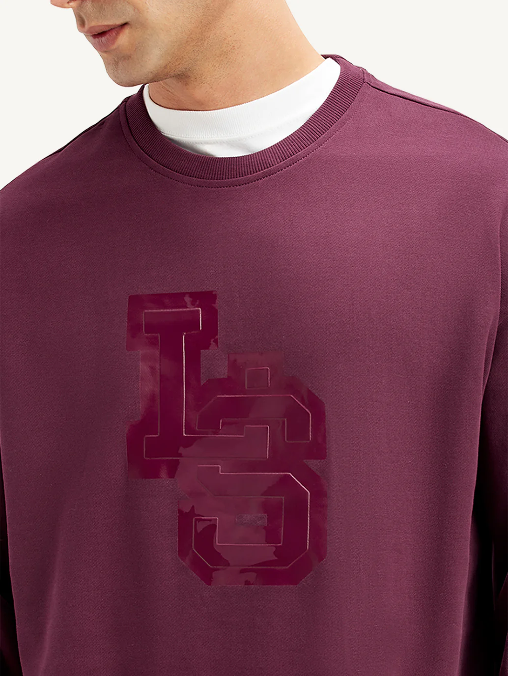 Men's Brand Logo Crew Neck Sweatshirt - Image 5