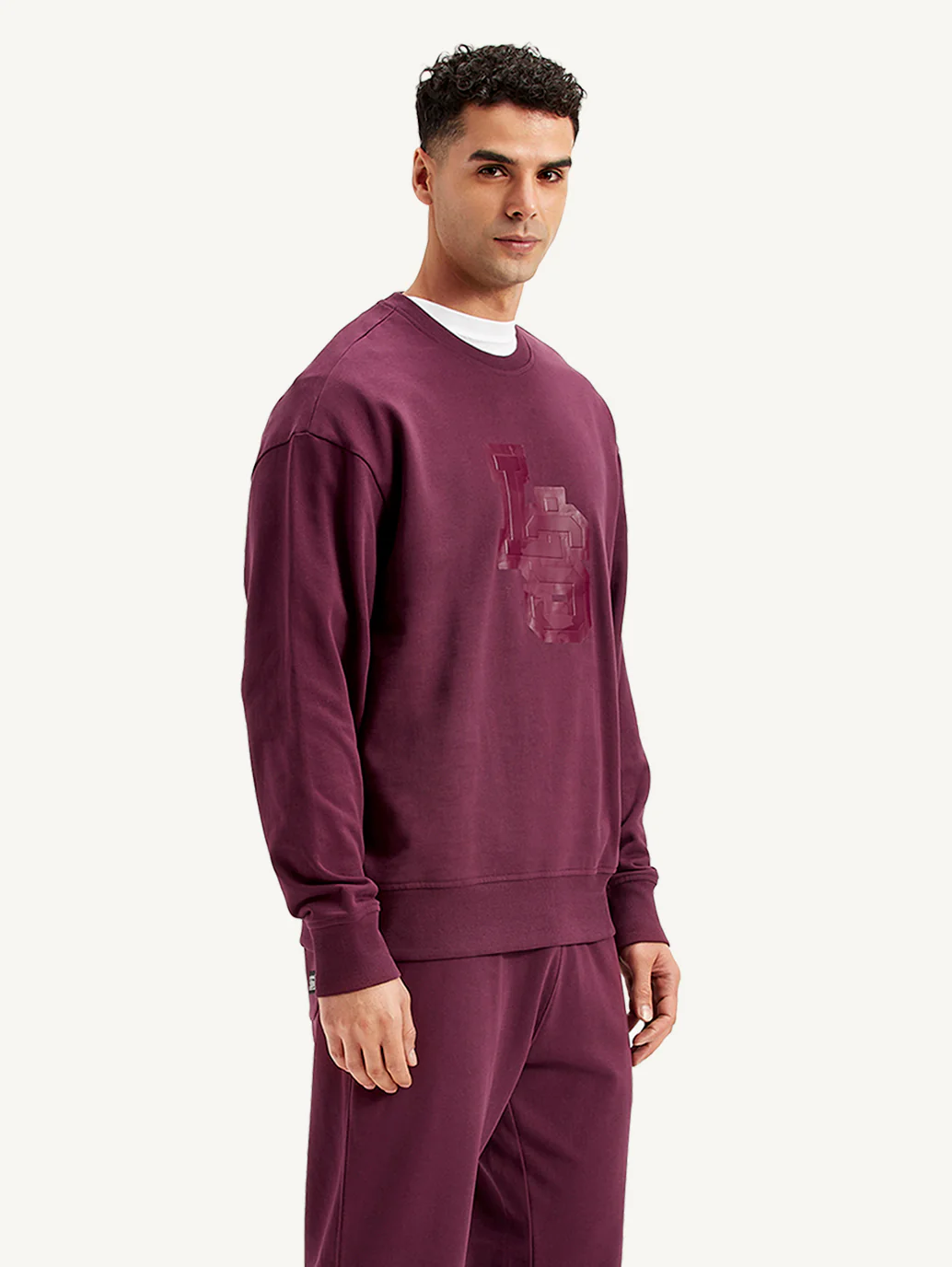 Men's Brand Logo Crew Neck Sweatshirt - Image 6
