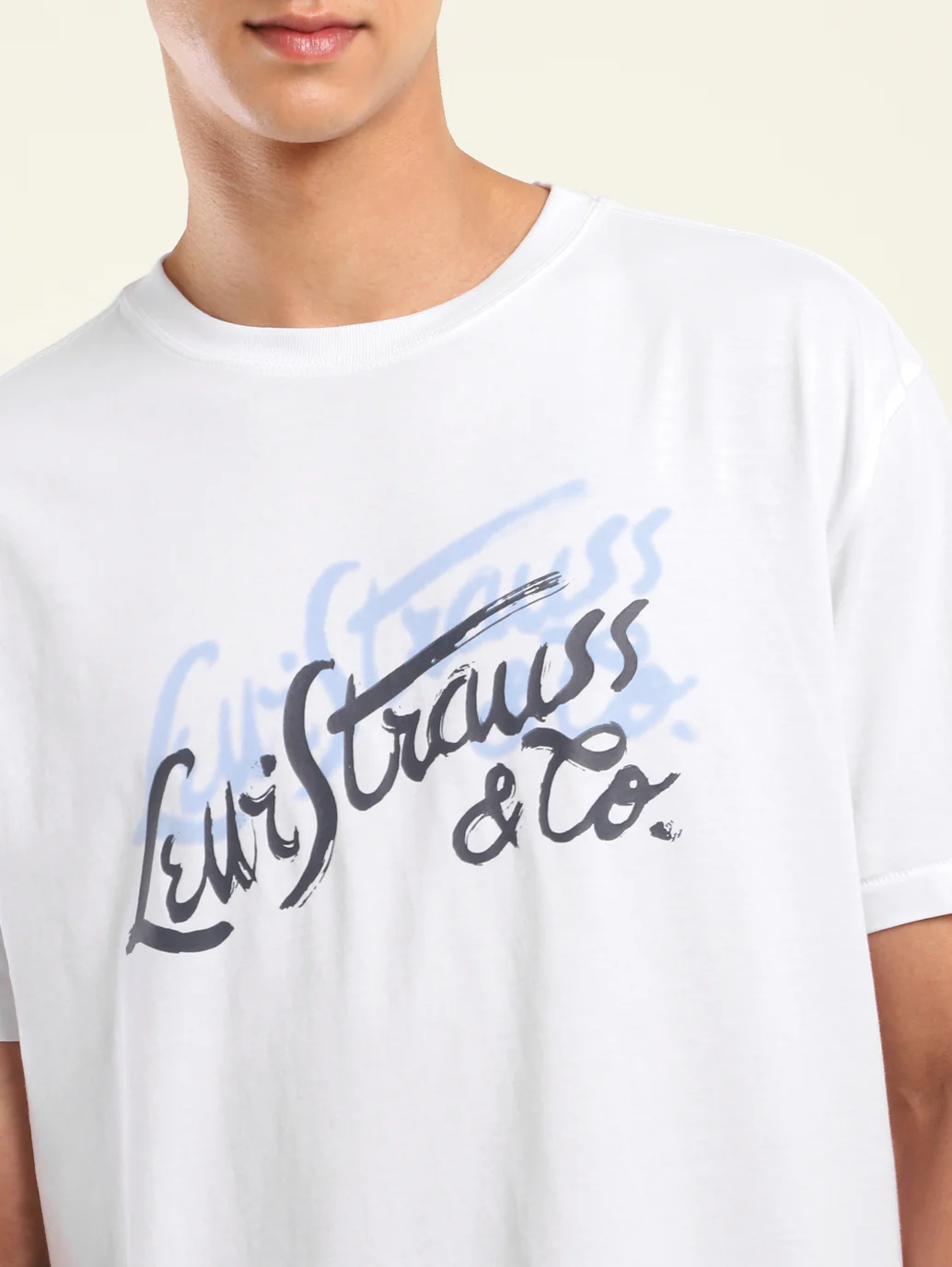 Men's Brand Logo Oversized T-Shirt - Image 3