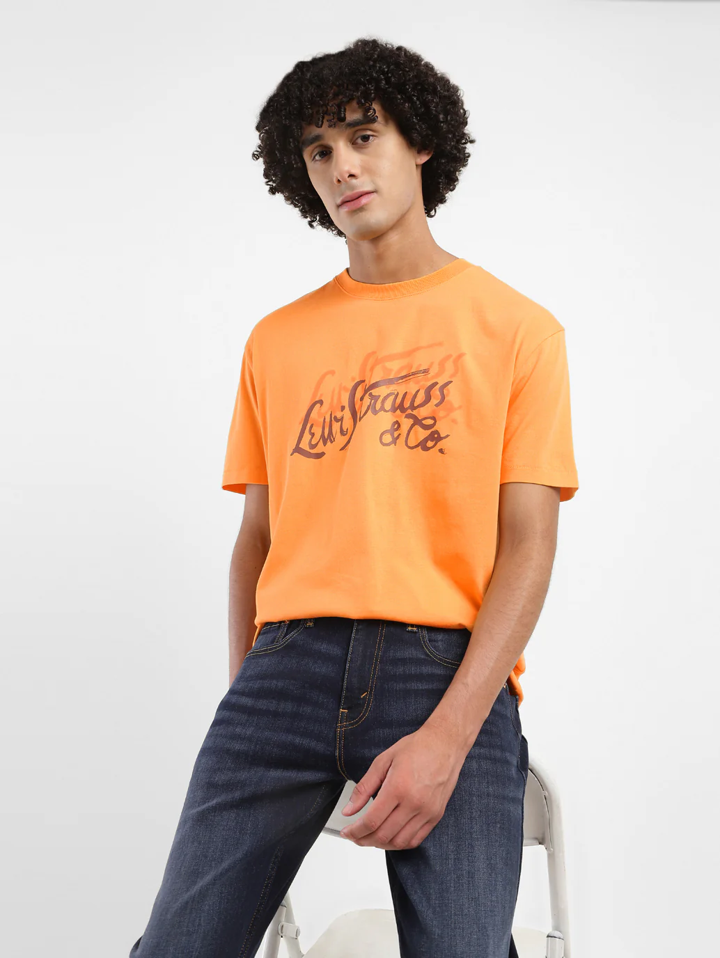 Men's Brand Logo Oversized T-Shirt - Image 2