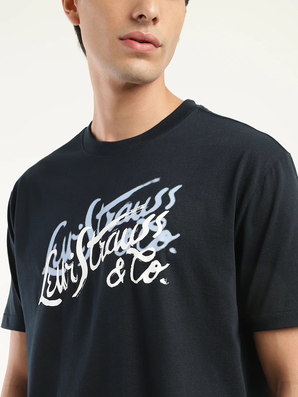 Men's Brand Logo Oversized T-Shirt - Image 3