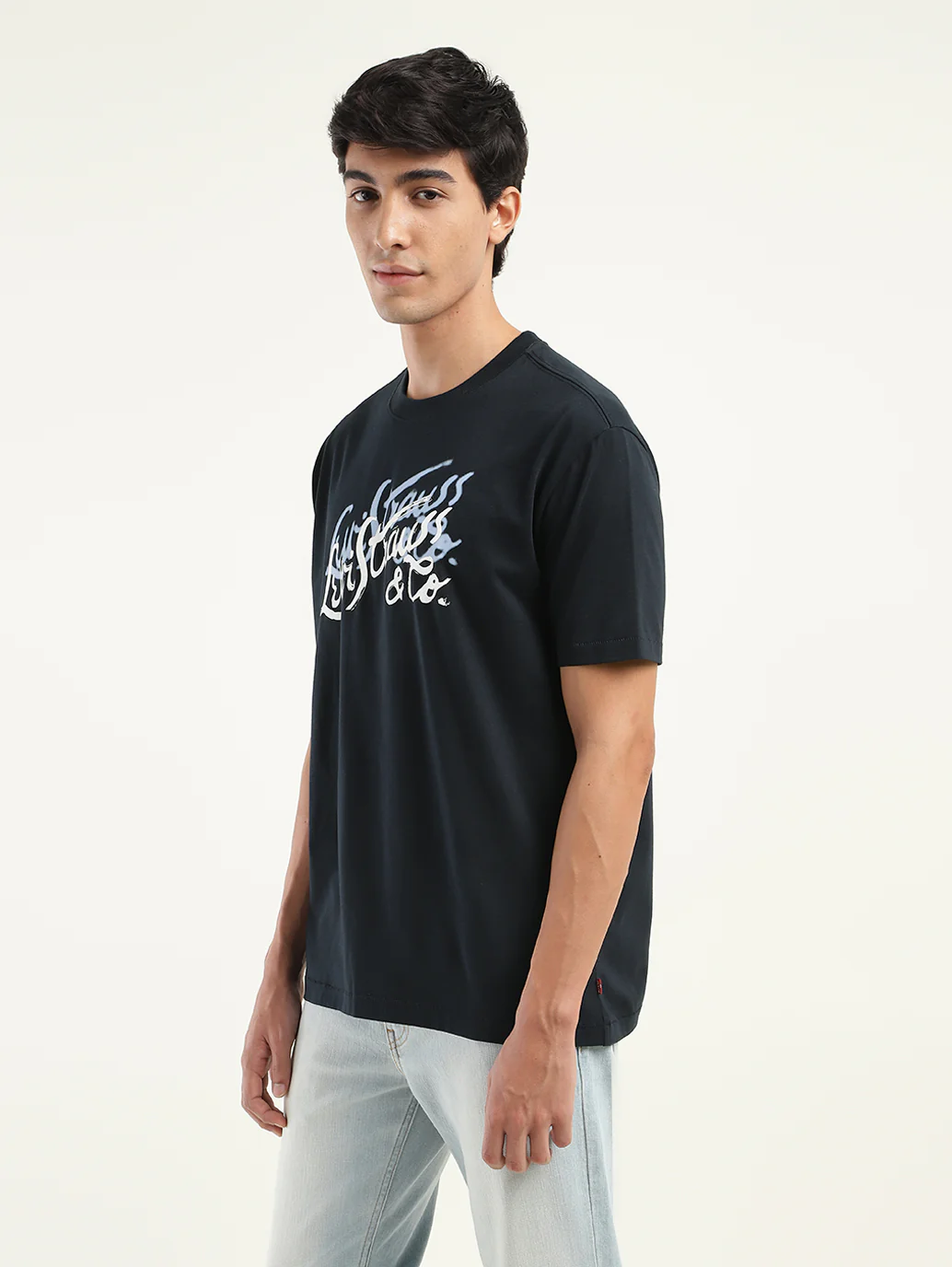 Men's Brand Logo Oversized T-Shirt - Image 4