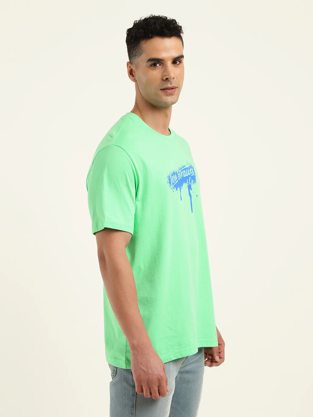 Men's Brand Logo Loose Fit T-Shirt - Image 5