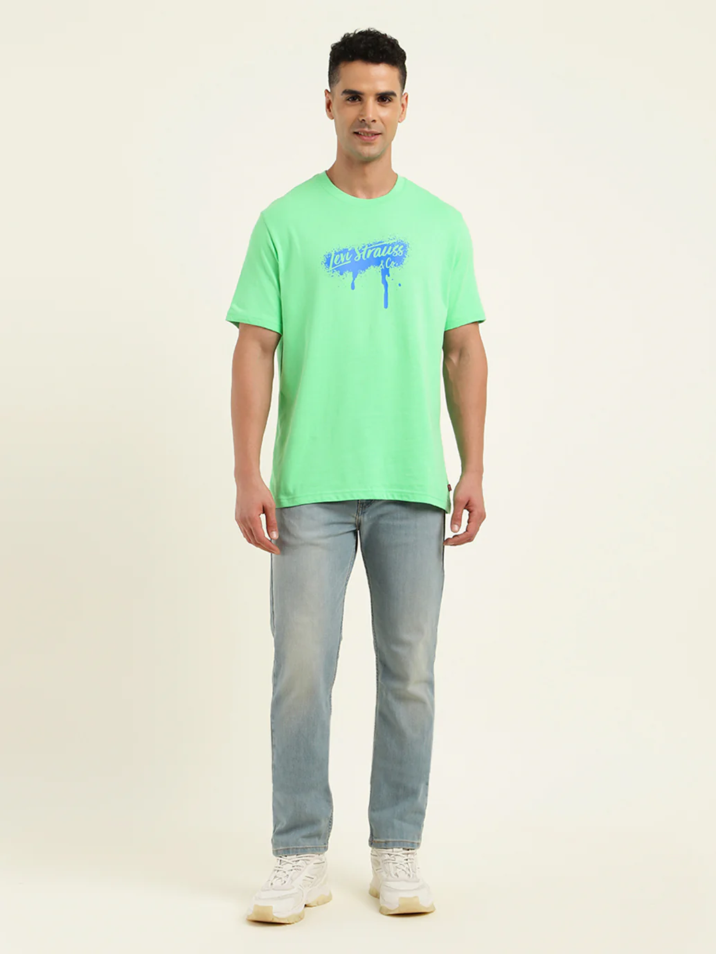 Men's Brand Logo Loose Fit T-Shirt - Image 6