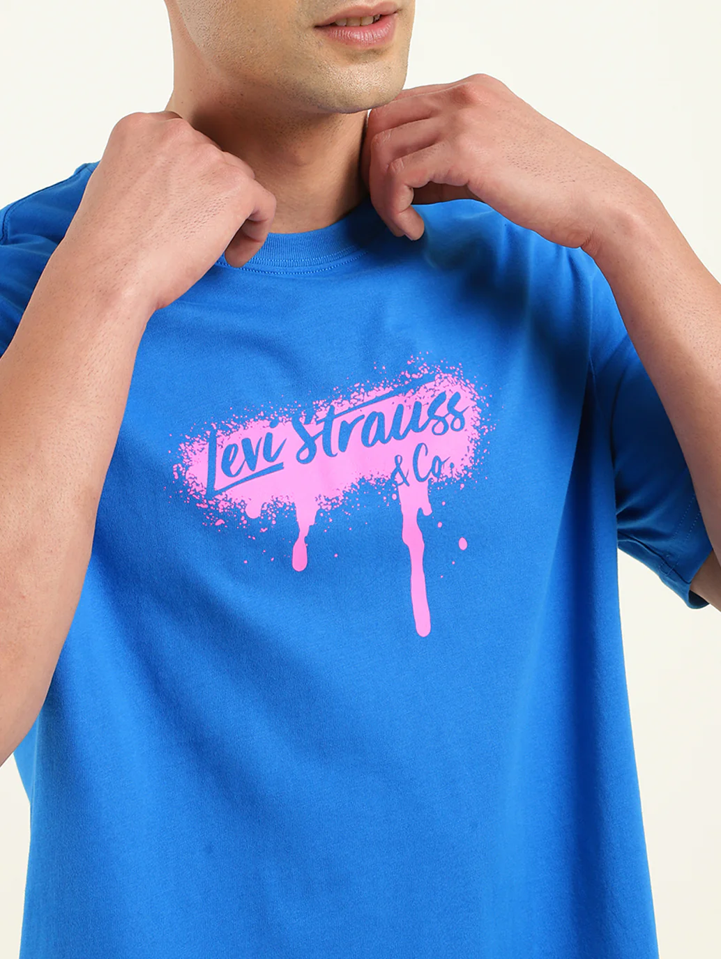 Men's Brand Logo Loose Fit T-Shirt - Image 4