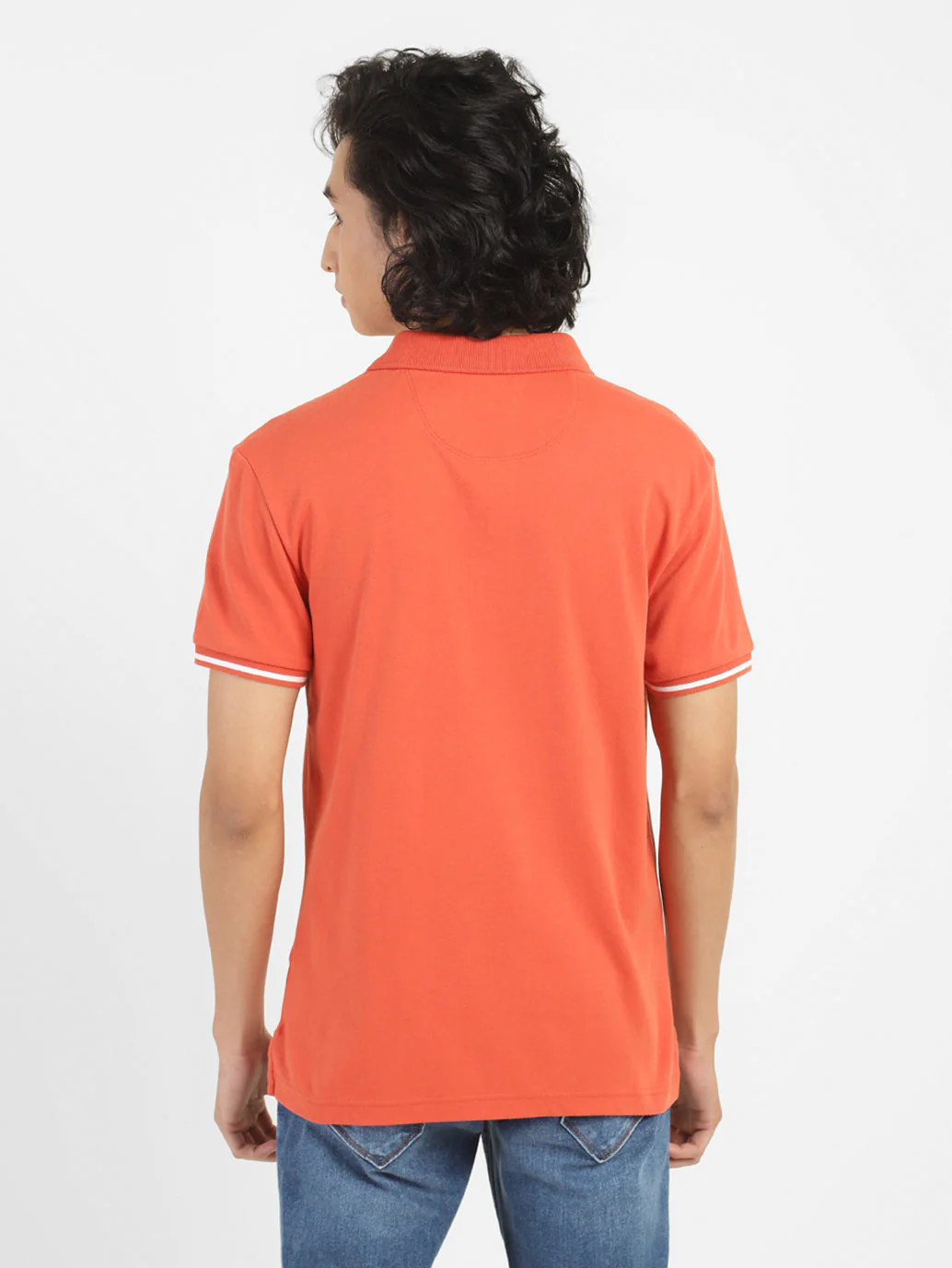 Men's Solid Polo T-shirt - Image 2